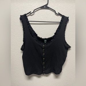 Wild Fable black crop blouse